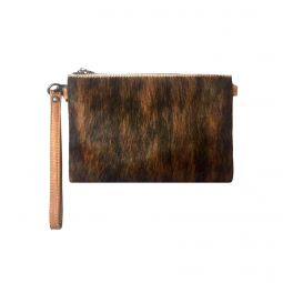 RLH-002 CF MONTANA WEST HAIR-ON LEATHER CLUTCH